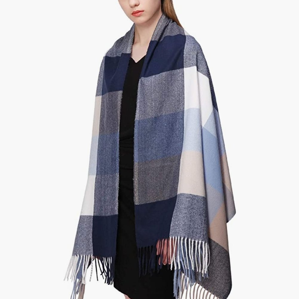 RIIQIICHY Multicolored Pashmina Scarf NIB (From Amazon)